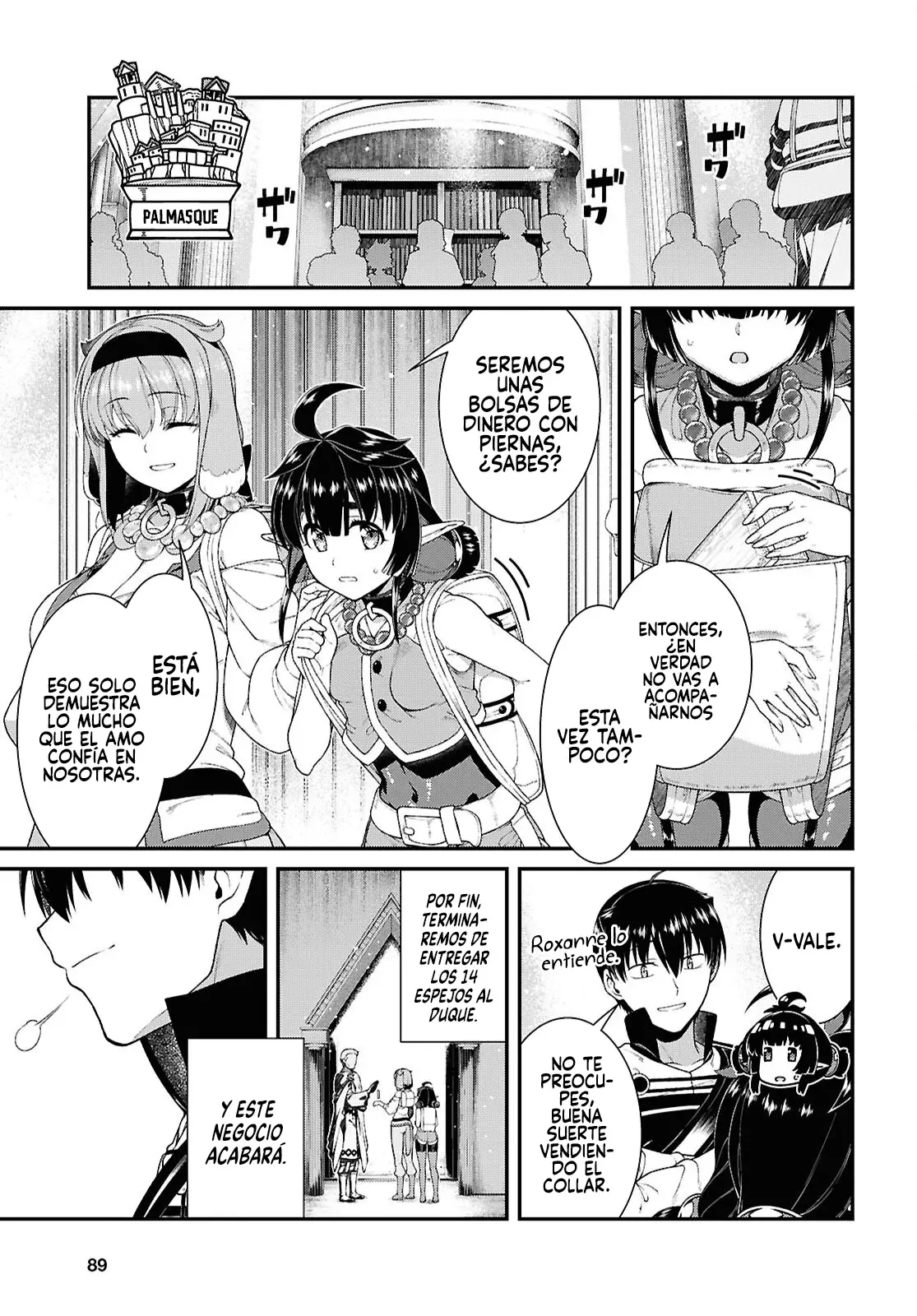 Isekai Meikyuu de Dorei Harem wo Capitulo 28.1 página 5