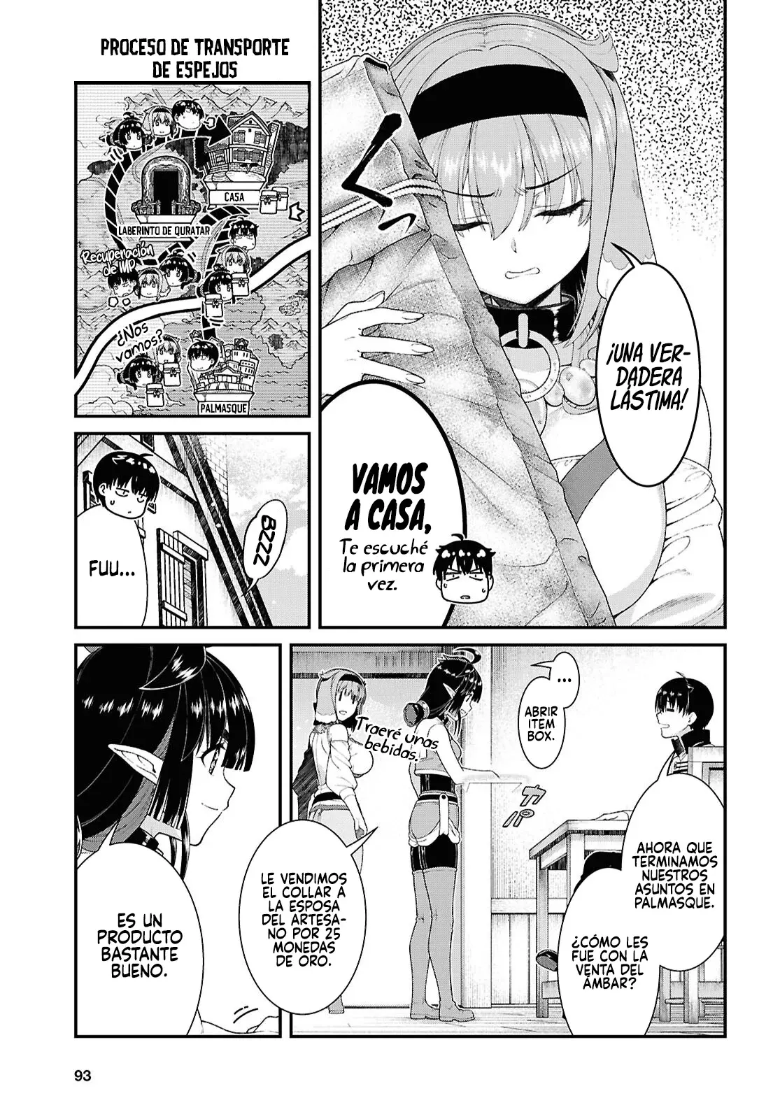 Isekai Meikyuu de Dorei Harem wo Capitulo 28.1 página 9