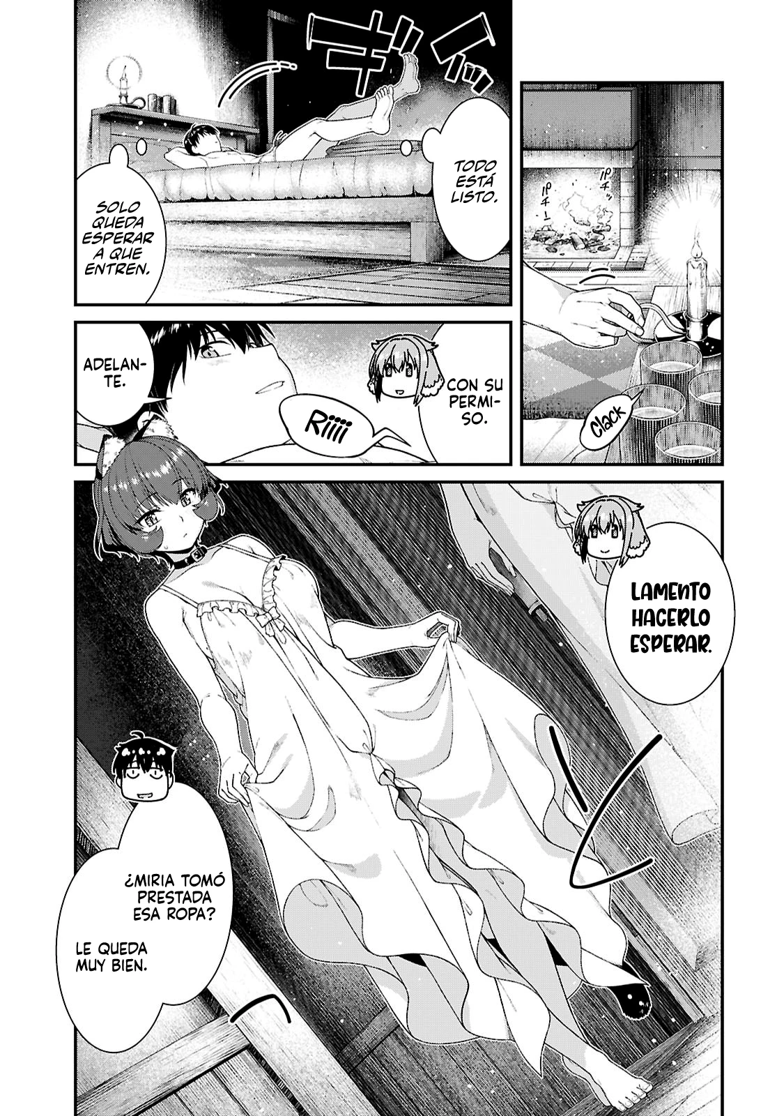 Isekai Meikyuu de Dorei Harem wo Capitulo 28.12 página 8