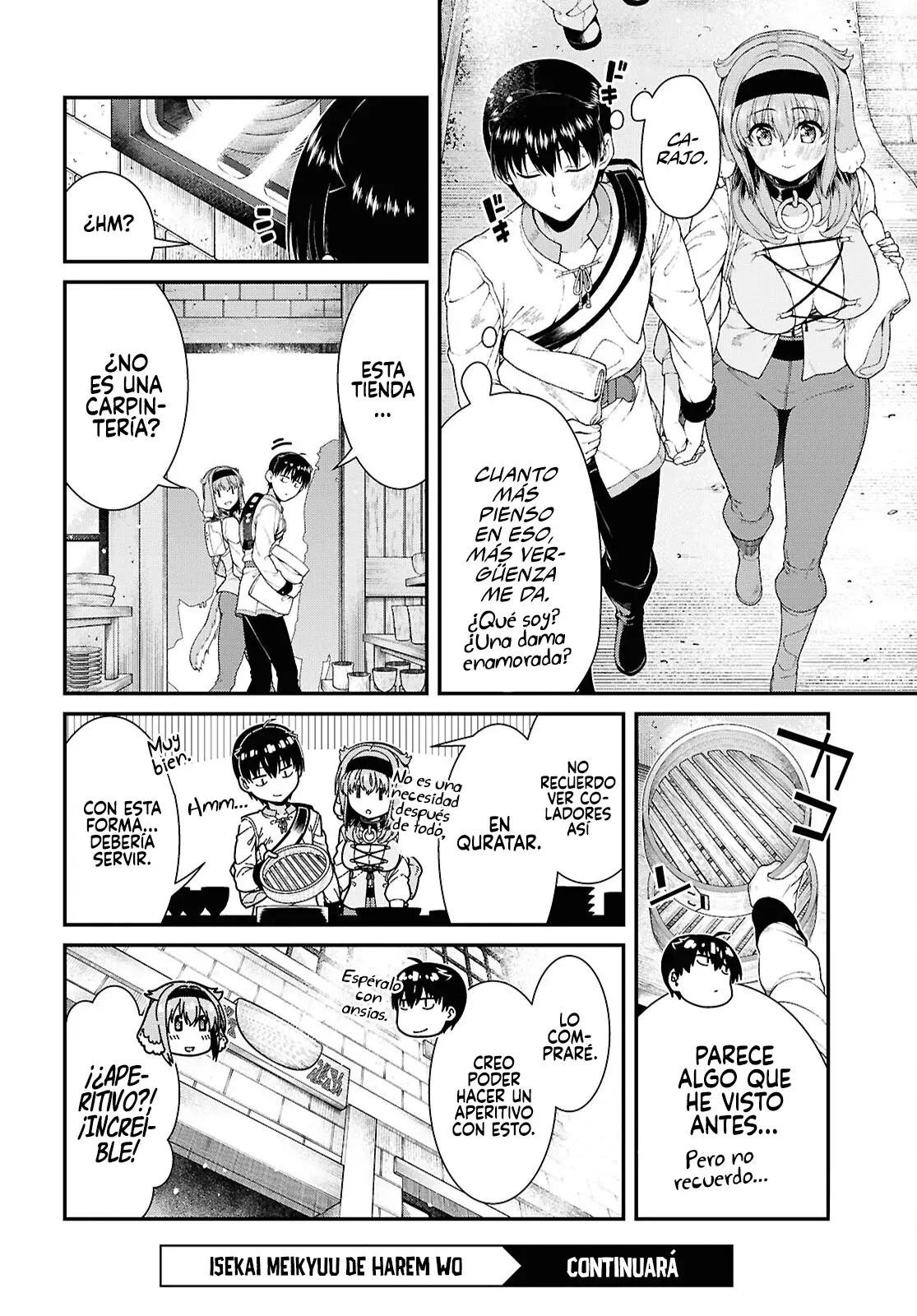 Isekai Meikyuu de Dorei Harem wo Capitulo 28.2 página 10