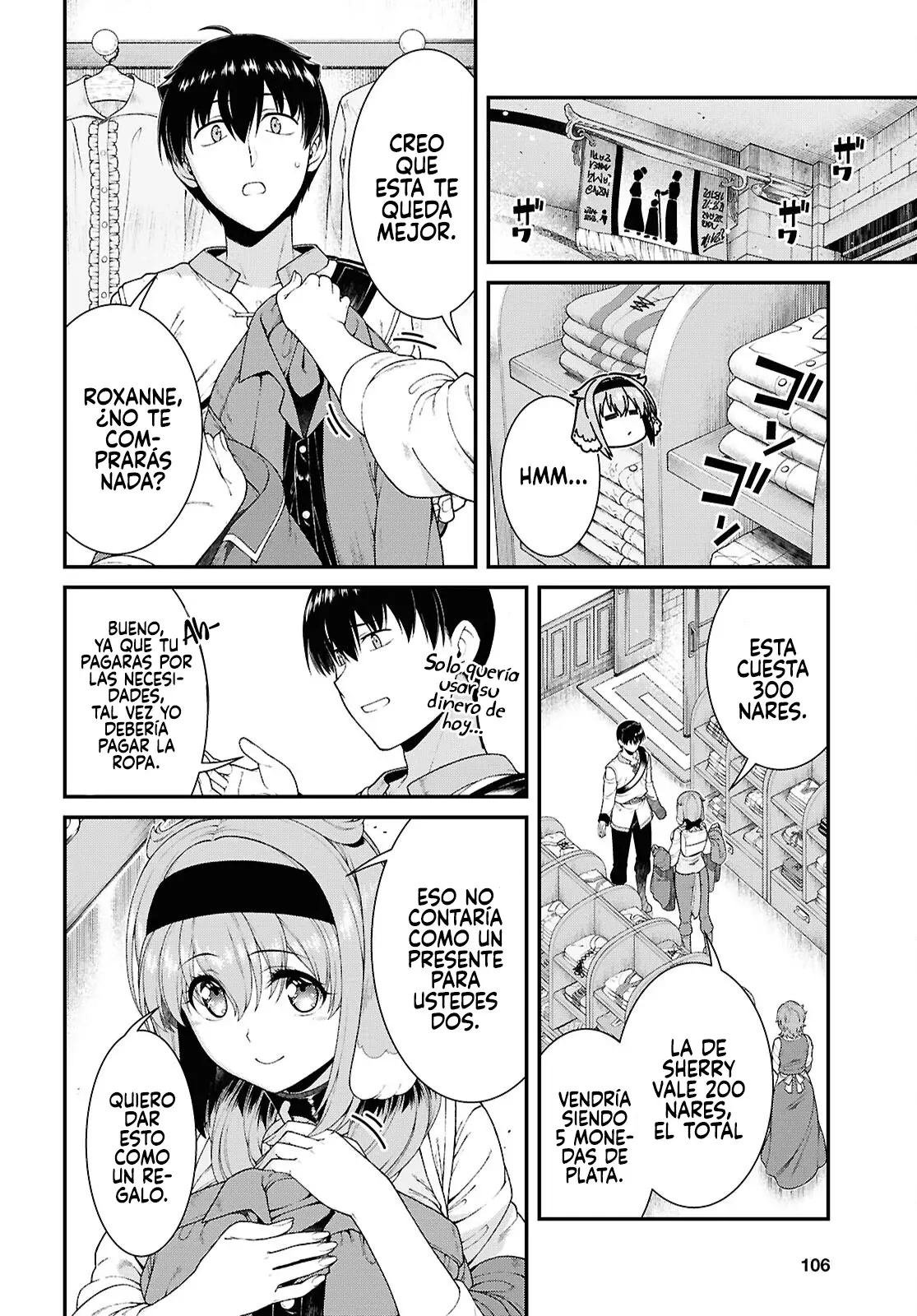 Isekai Meikyuu de Dorei Harem wo Capitulo 28.2 página 4