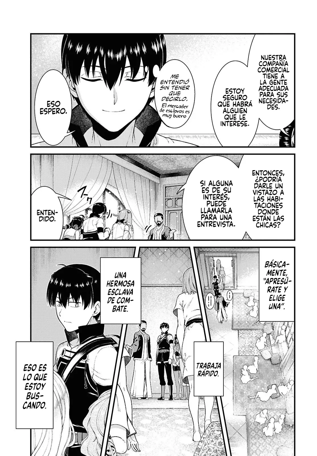Isekai Meikyuu de Dorei Harem wo Capitulo 28.4 página 15