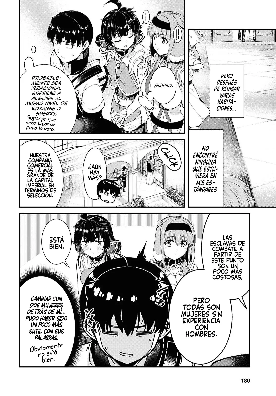 Isekai Meikyuu de Dorei Harem wo Capitulo 28.4 página 16