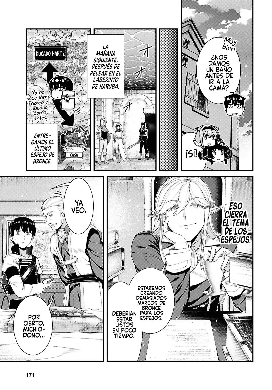 Isekai Meikyuu de Dorei Harem wo Capitulo 28.4 página 7