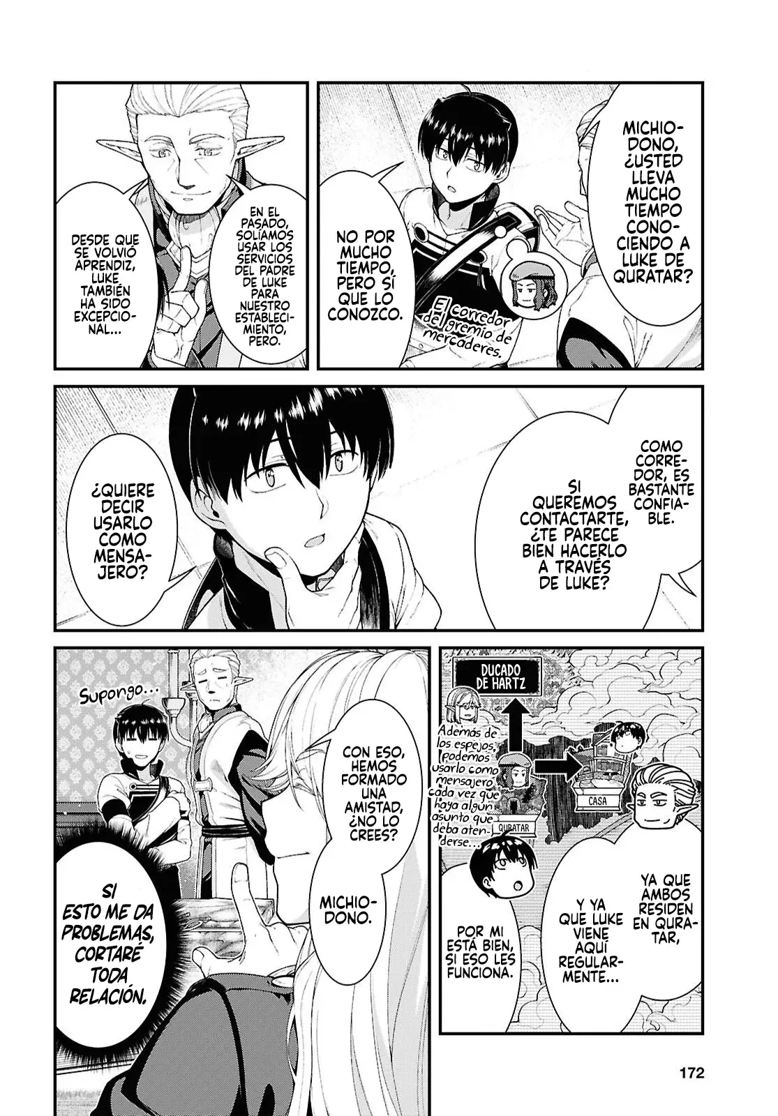 Isekai Meikyuu de Dorei Harem wo Capitulo 28.4 página 8