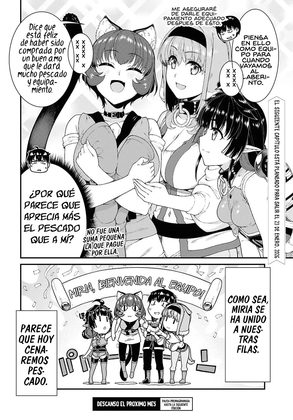 Isekai Meikyuu de Dorei Harem wo Capitulo 28.6 página 12