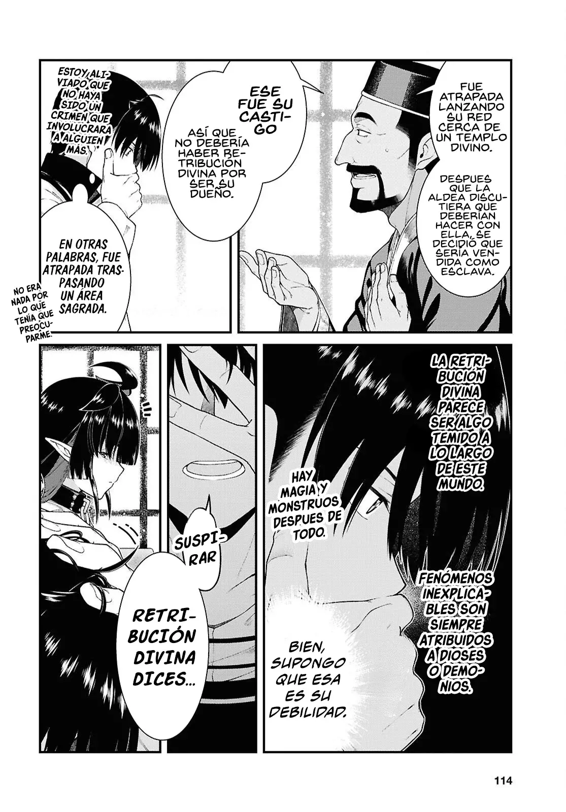 Isekai Meikyuu de Dorei Harem wo Capitulo 28.6 página 4