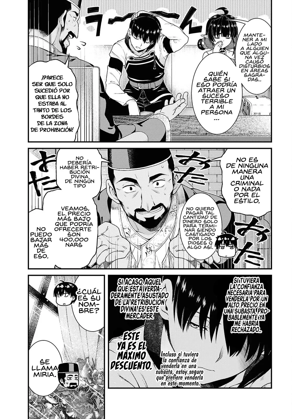 Isekai Meikyuu de Dorei Harem wo Capitulo 28.6 página 5