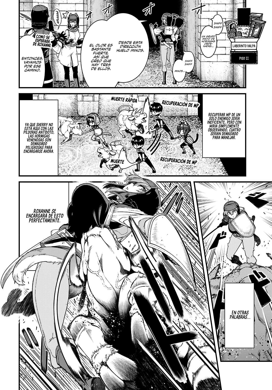 Isekai Meikyuu de Dorei Harem wo Capitulo 28.8 página 13