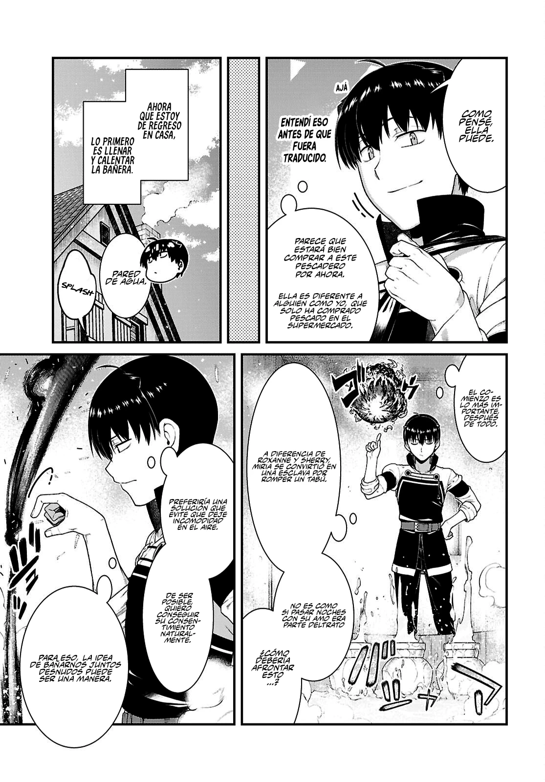 Isekai Meikyuu de Dorei Harem wo Capitulo 28.8 página 8