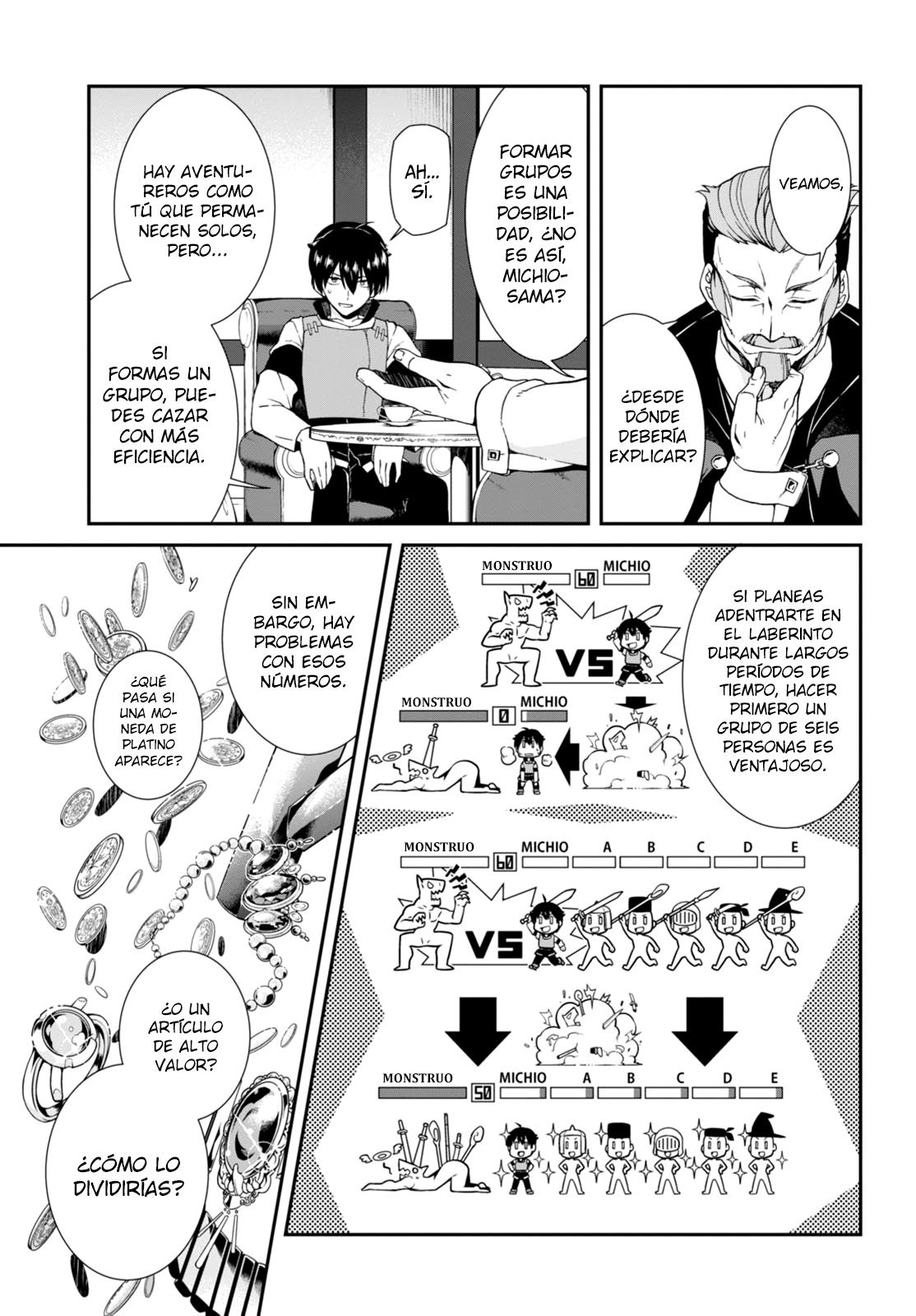 Isekai Meikyuu de Dorei Harem wo Capitulo 3.2 página 4