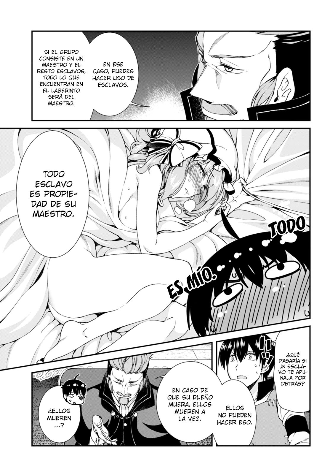 Isekai Meikyuu de Dorei Harem wo Capitulo 3.2 página 6