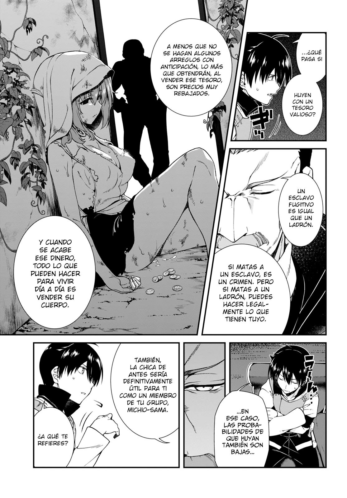 Isekai Meikyuu de Dorei Harem wo Capitulo 3.2 página 8