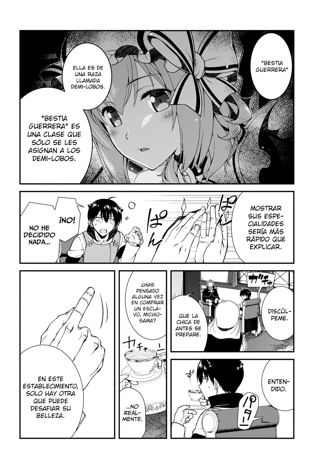 Isekai Meikyuu de Dorei Harem wo Capitulo 3.2 página 9