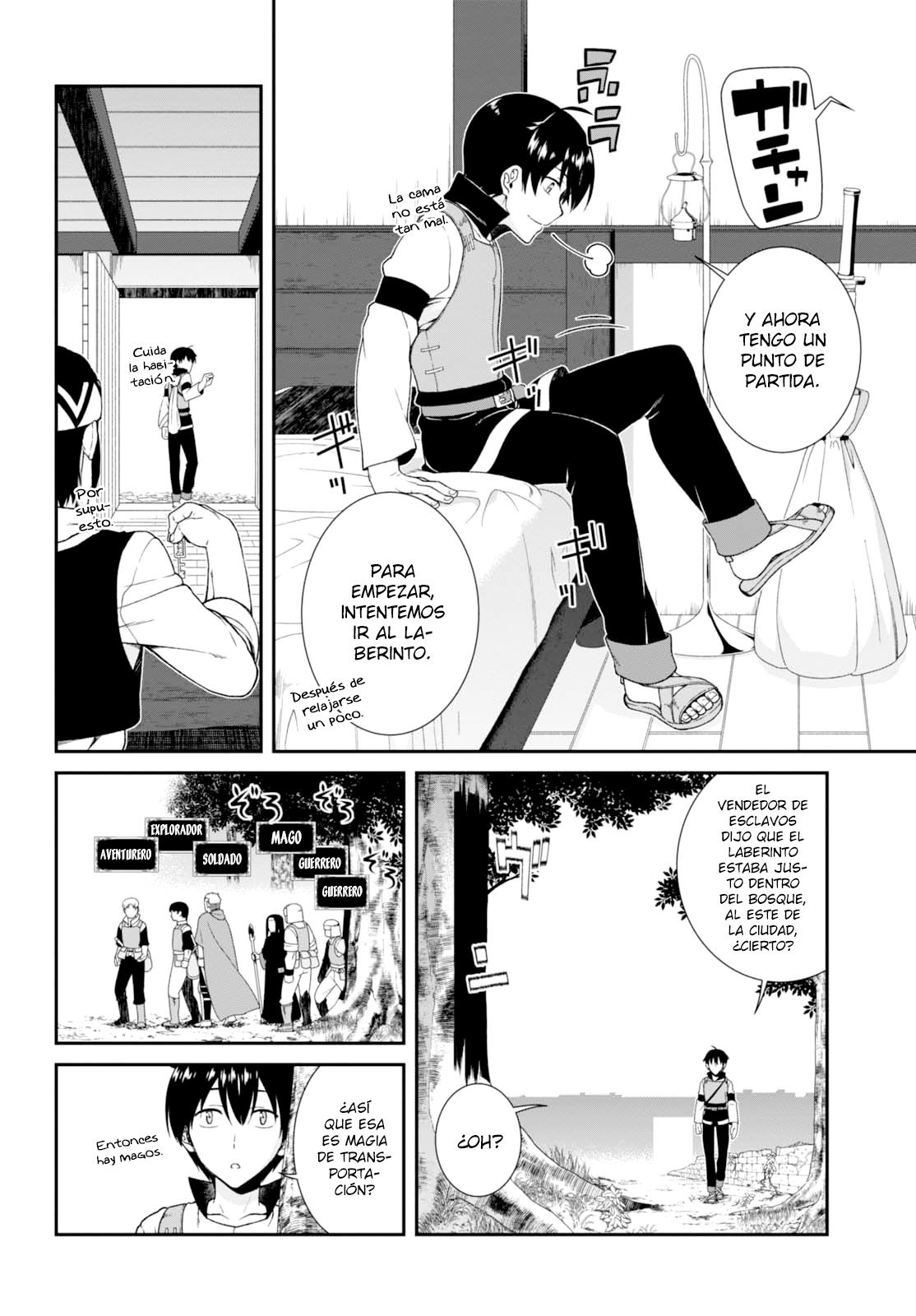 Isekai Meikyuu de Dorei Harem wo Capitulo 4 página 3