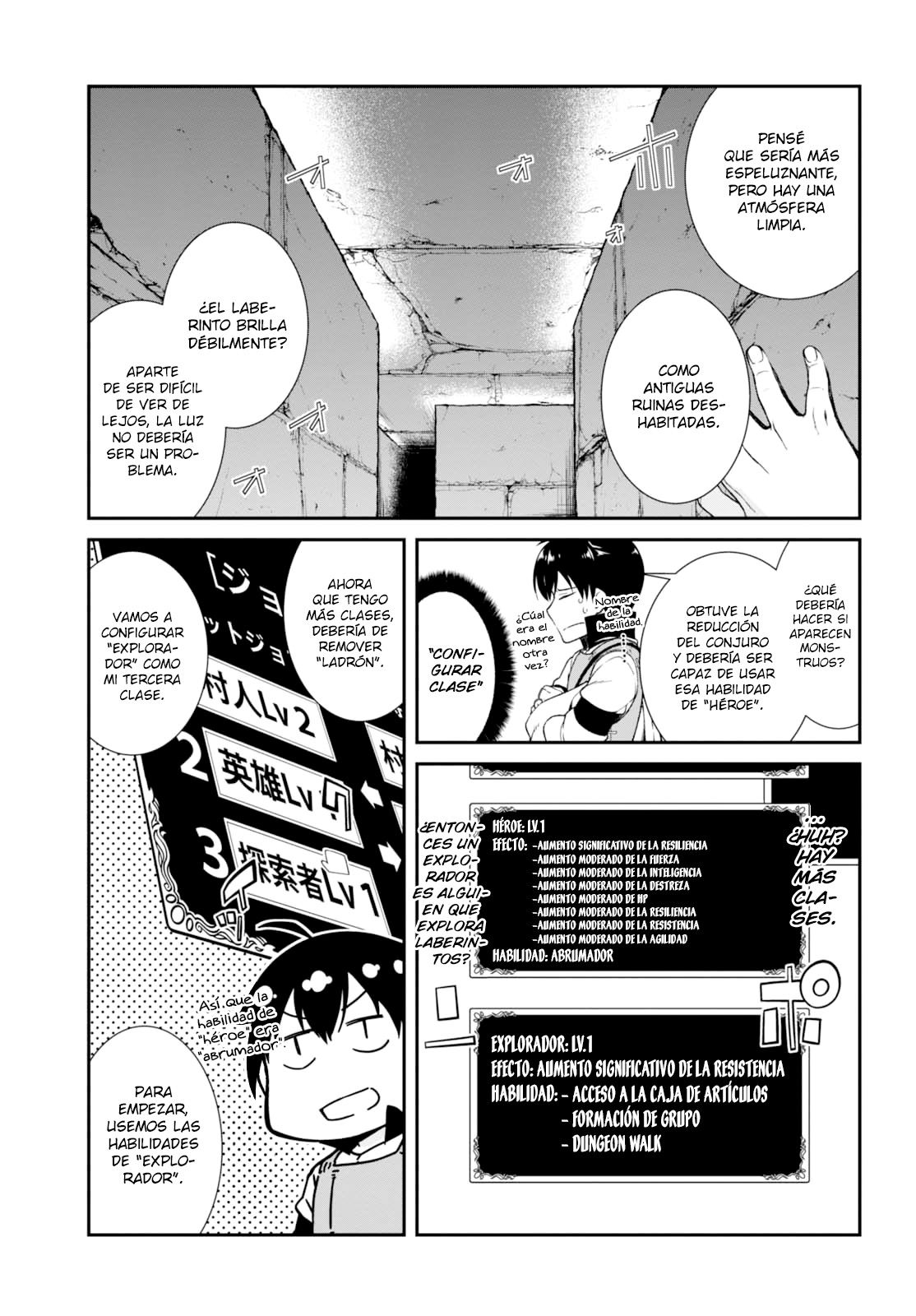 Isekai Meikyuu de Dorei Harem wo Capitulo 4 página 6