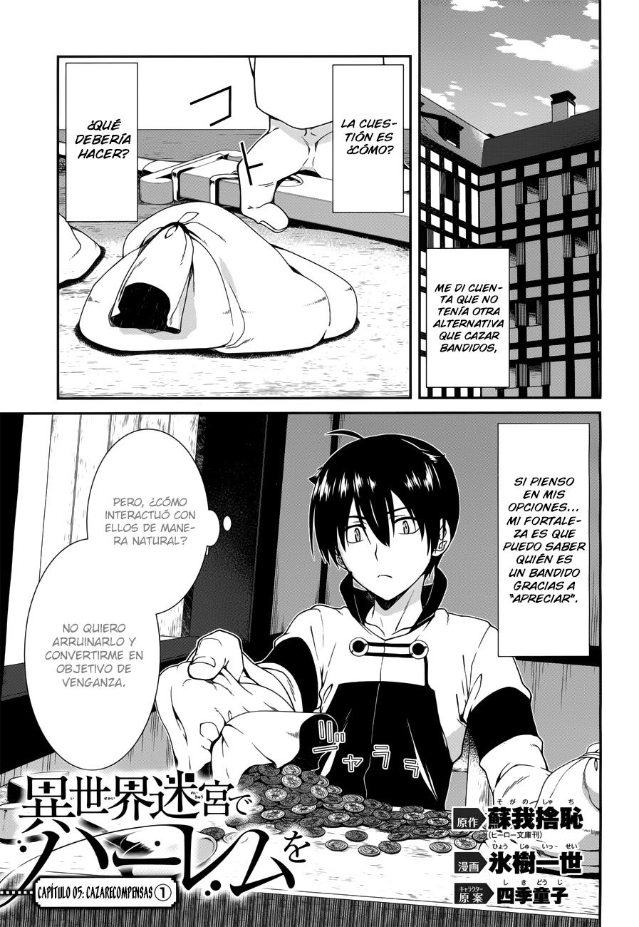 Isekai Meikyuu de Dorei Harem wo Capitulo 5 página 2