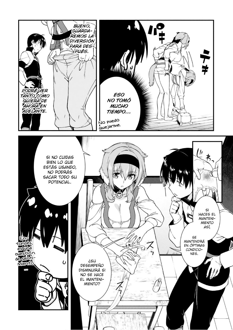 Isekai Meikyuu de Dorei Harem wo Capitulo 6.2 página 5