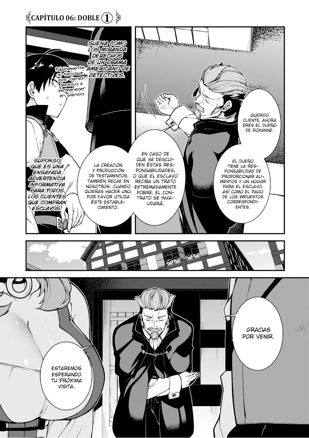 Isekai Meikyuu de Dorei Harem wo Capitulo 6 página 2