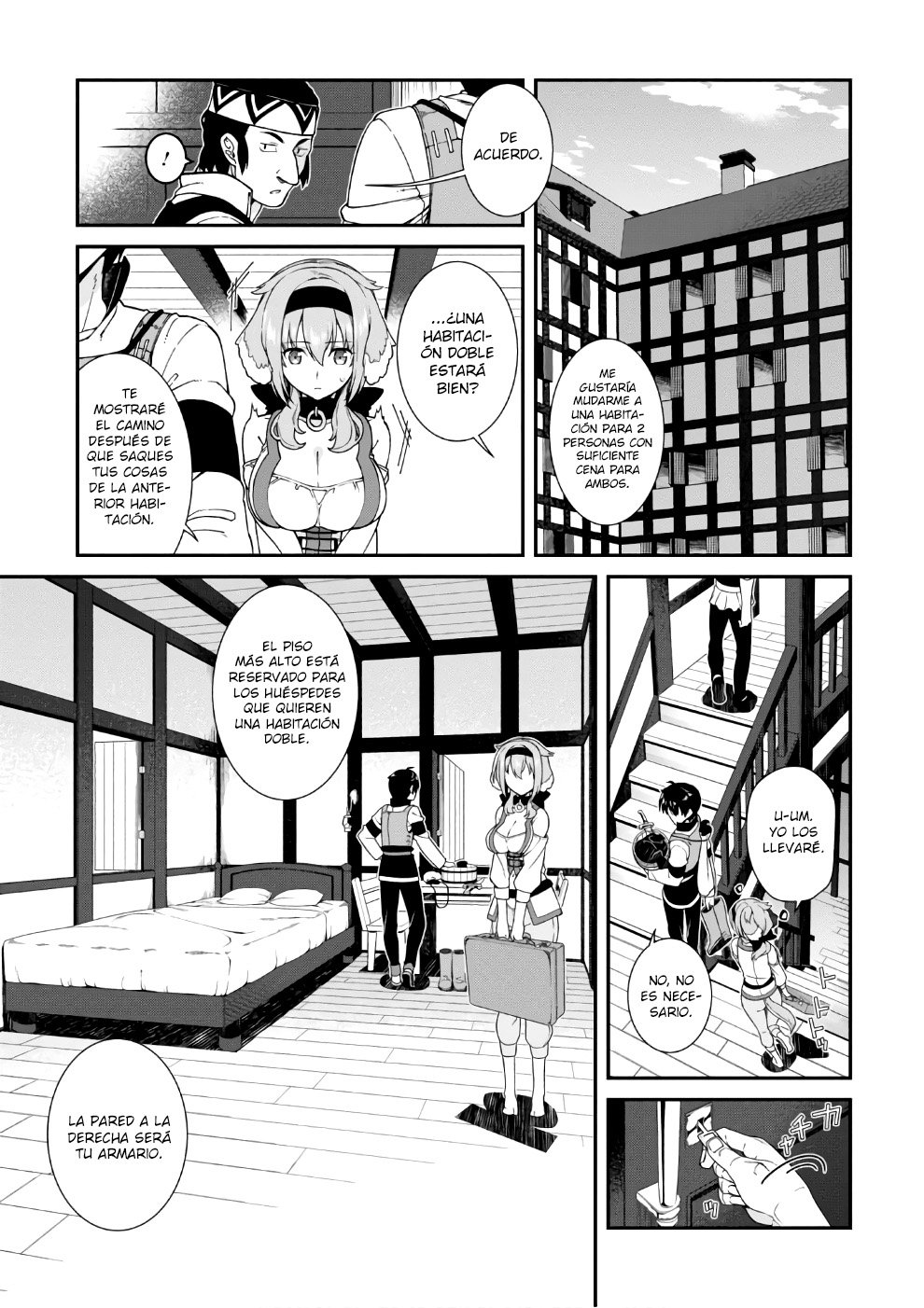 Isekai Meikyuu de Dorei Harem wo Capitulo 6 página 4
