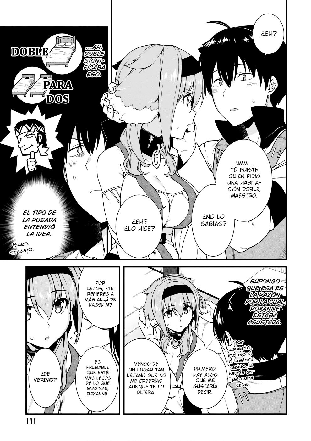 Isekai Meikyuu de Dorei Harem wo Capitulo 6 página 8