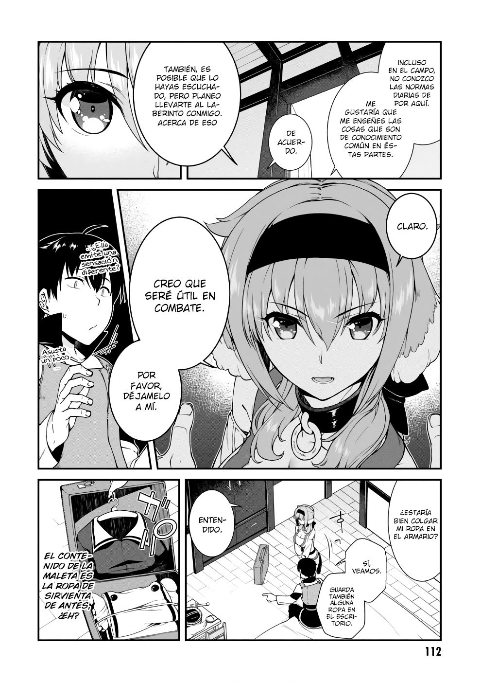 Isekai Meikyuu de Dorei Harem wo Capitulo 6 página 9