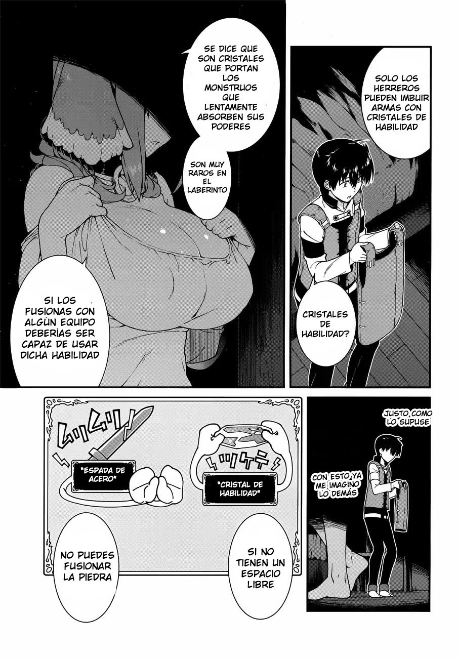 Isekai Meikyuu de Dorei Harem wo Capitulo 7 página 8