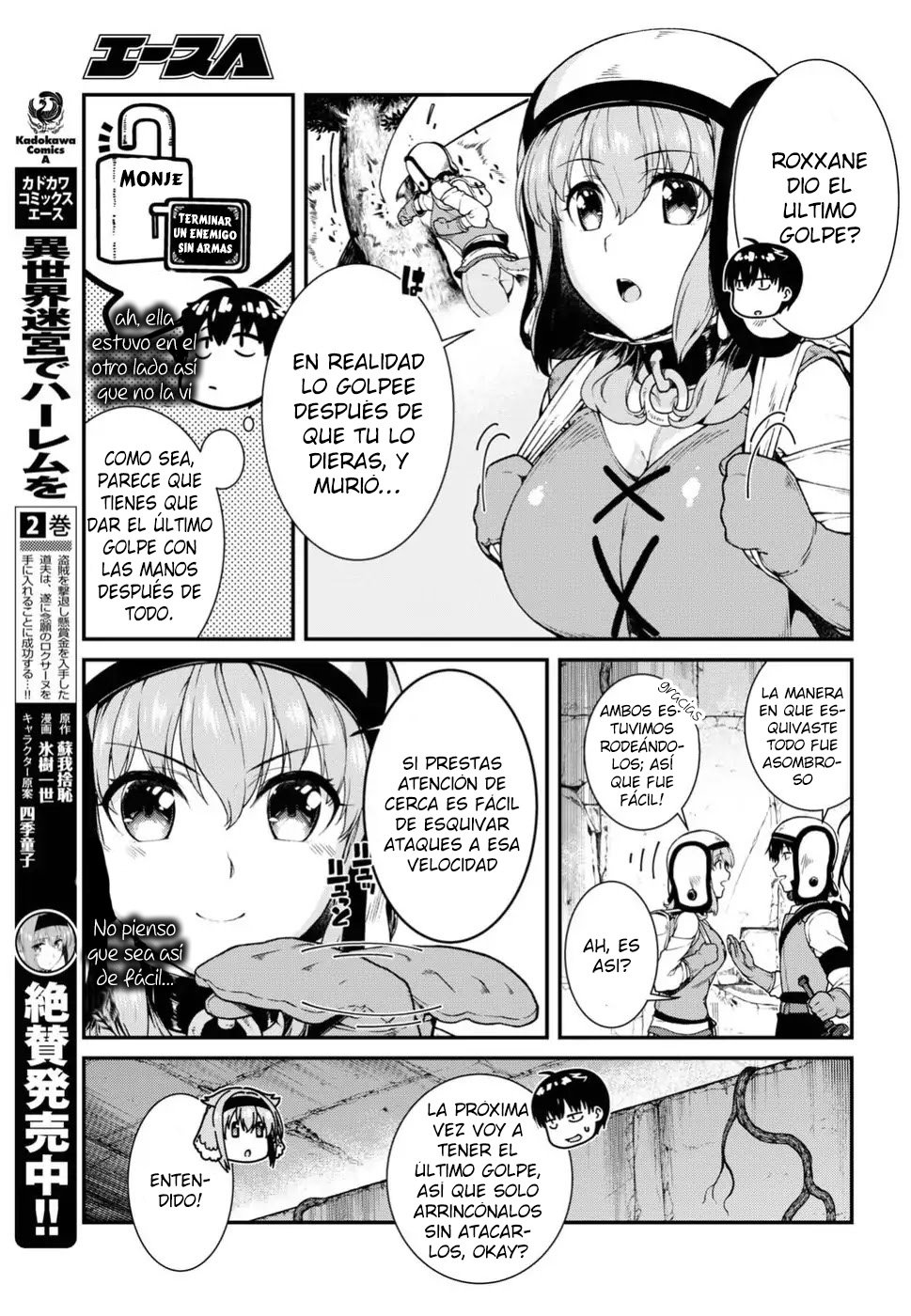 Isekai Meikyuu de Dorei Harem wo Capitulo 8 página 8