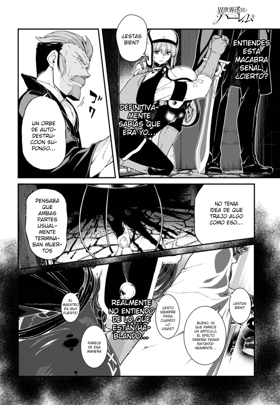 Isekai Meikyuu de Dorei Harem wo Capitulo 9.4 página 10