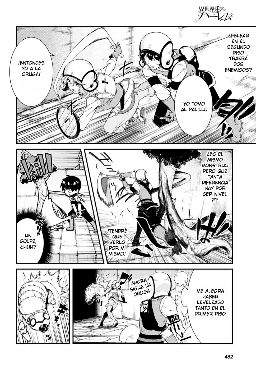 Isekai Meikyuu de Dorei Harem wo Capitulo 9 página 8