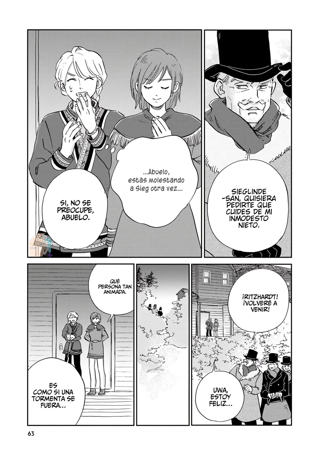 Hokuou Kizoku to Moukinzuma no Yukiguni Karigurashi Capitulo 24 página 12