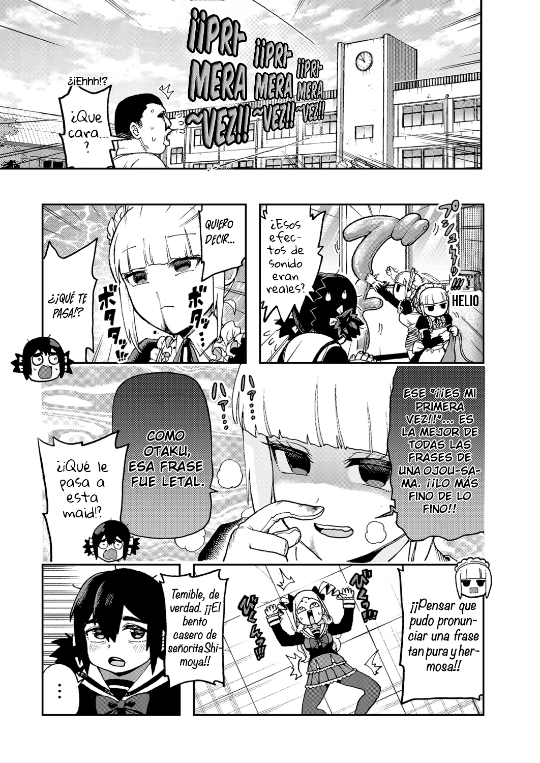 ¡Es mi primera vez! La señorita Okumi se la pasa elogiando a su amiga jodida Capitulo 1 página 12