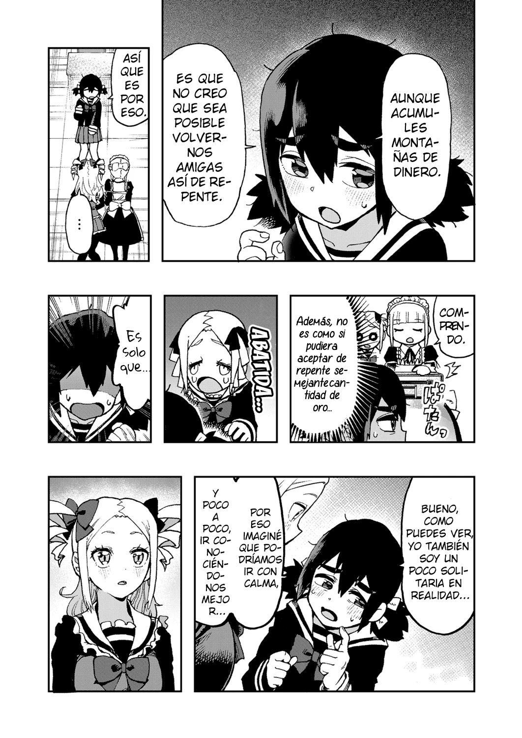 ¡Es mi primera vez! La señorita Okumi se la pasa elogiando a su amiga jodida Capitulo 1 página 16