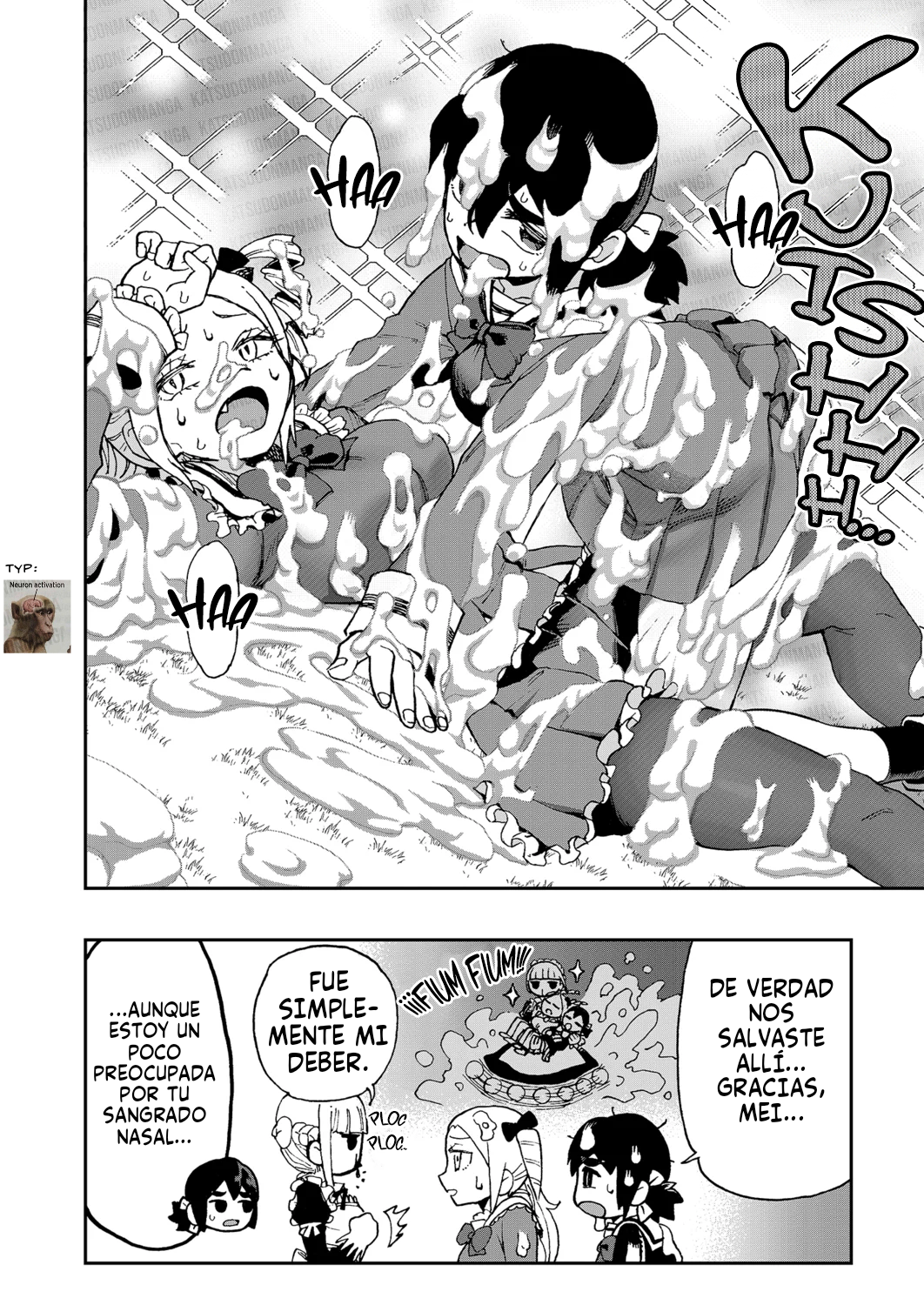 ¡Es mi primera vez! La señorita Okumi se la pasa elogiando a su amiga jodida Capitulo 3 página 14