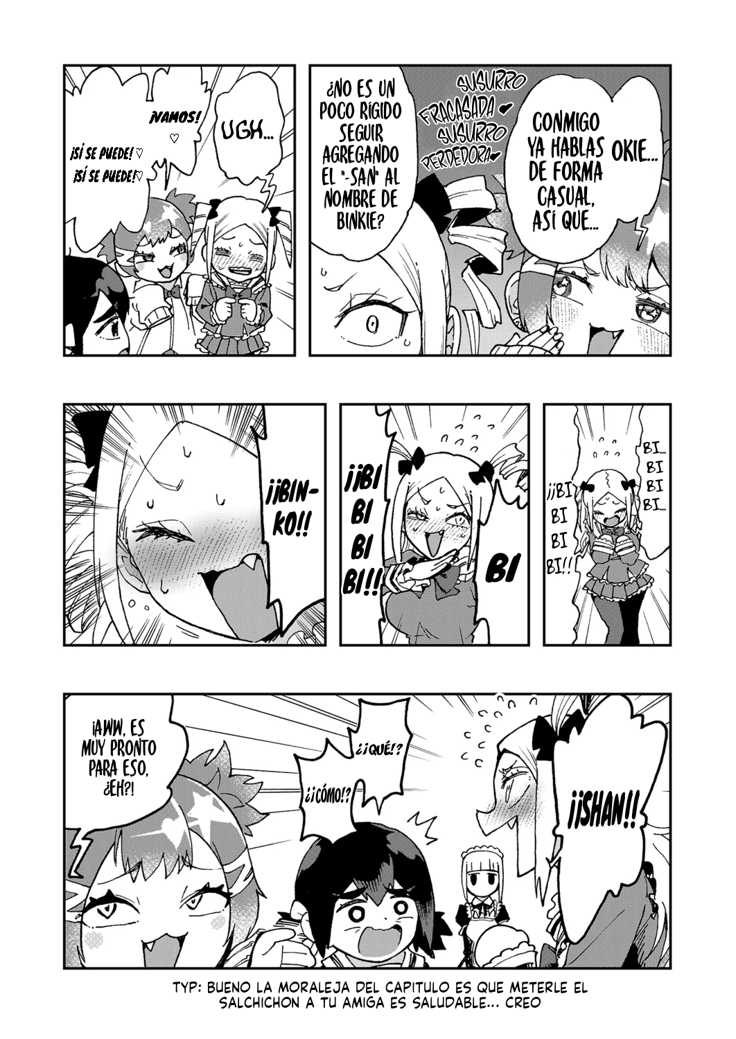 ¡Es mi primera vez! La señorita Okumi se la pasa elogiando a su amiga jodida Capitulo 4 página 18
