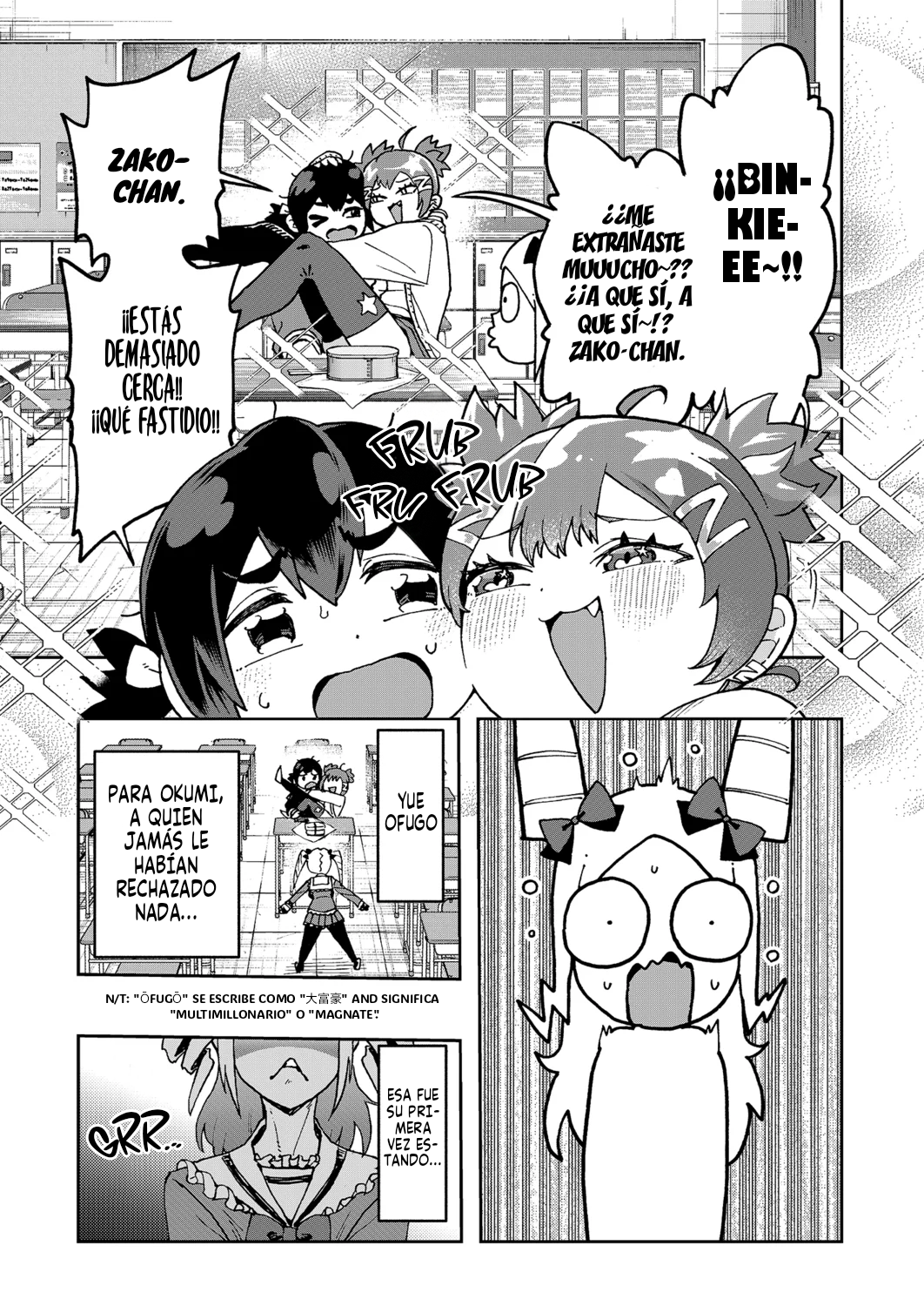 ¡Es mi primera vez! La señorita Okumi se la pasa elogiando a su amiga jodida Capitulo 4 página 4