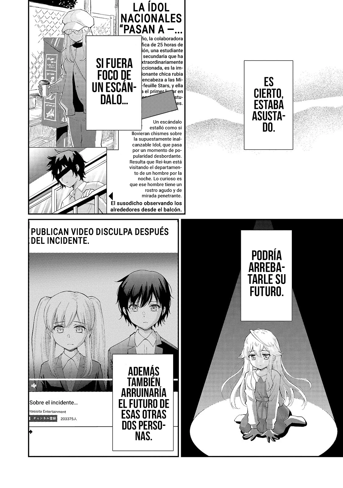 Isshou Hatarkitakunai Ore ga Classmate no Daininki Idol ni Natsukaretara Capitulo 10.1 página 8