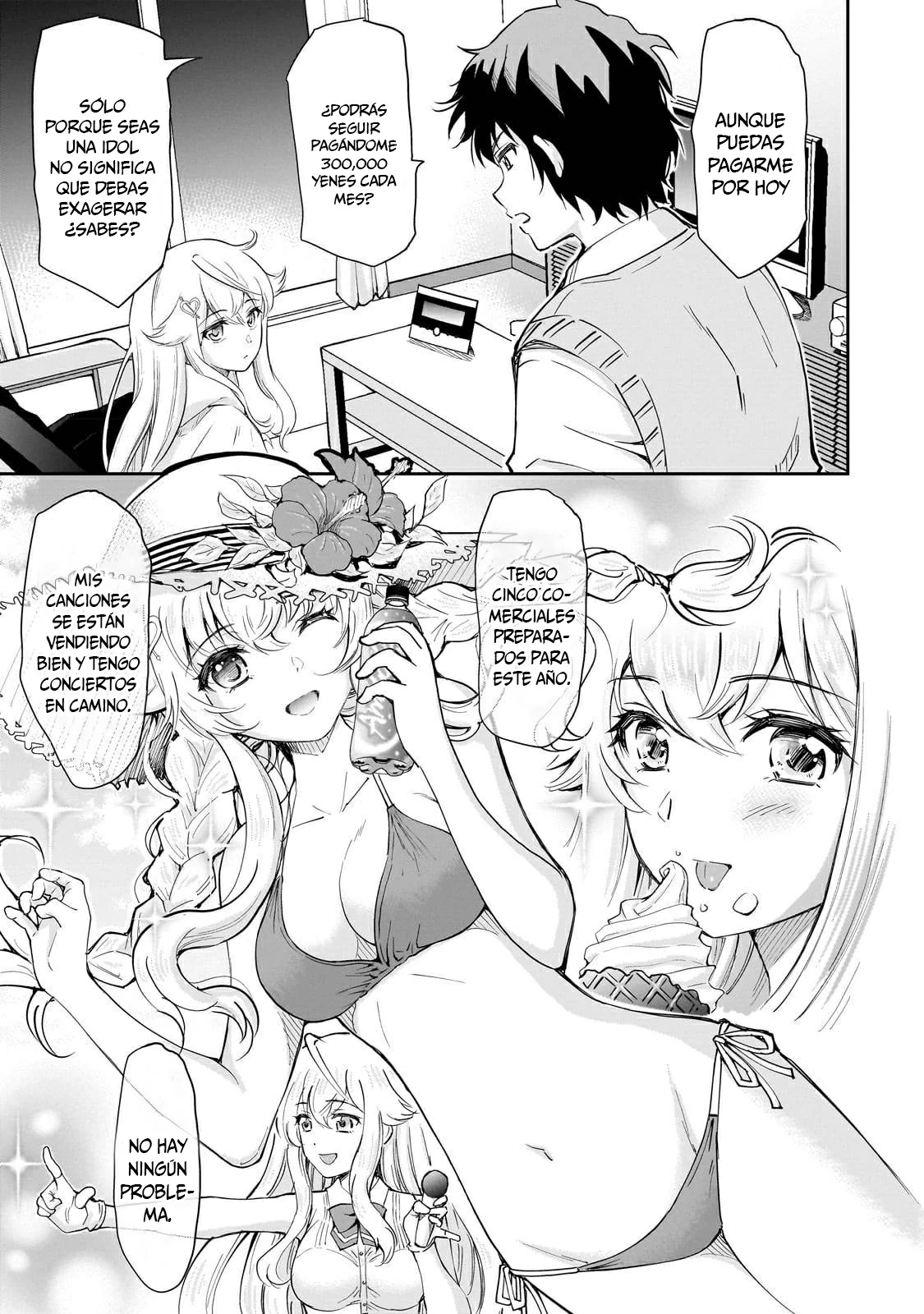 Isshou Hatarkitakunai Ore ga Classmate no Daininki Idol ni Natsukaretara Capitulo 3: Dinero=Poder página 20