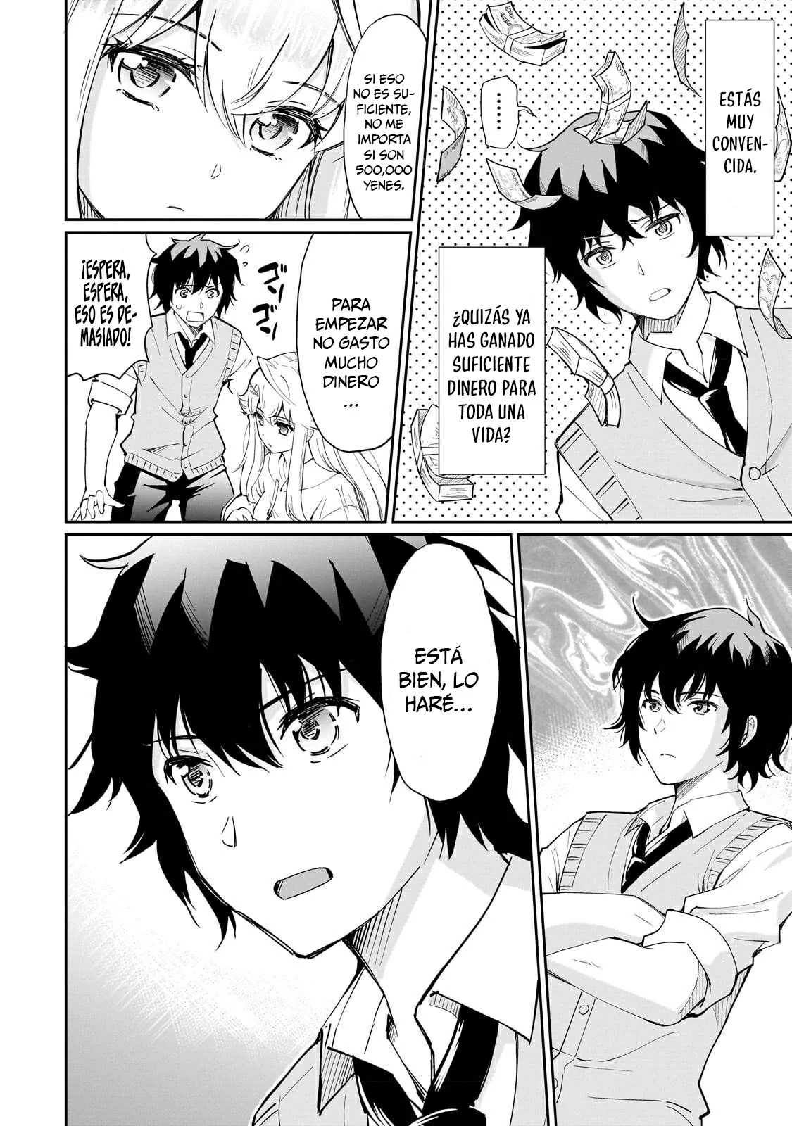 Isshou Hatarkitakunai Ore ga Classmate no Daininki Idol ni Natsukaretara Capitulo 3: Dinero=Poder página 21