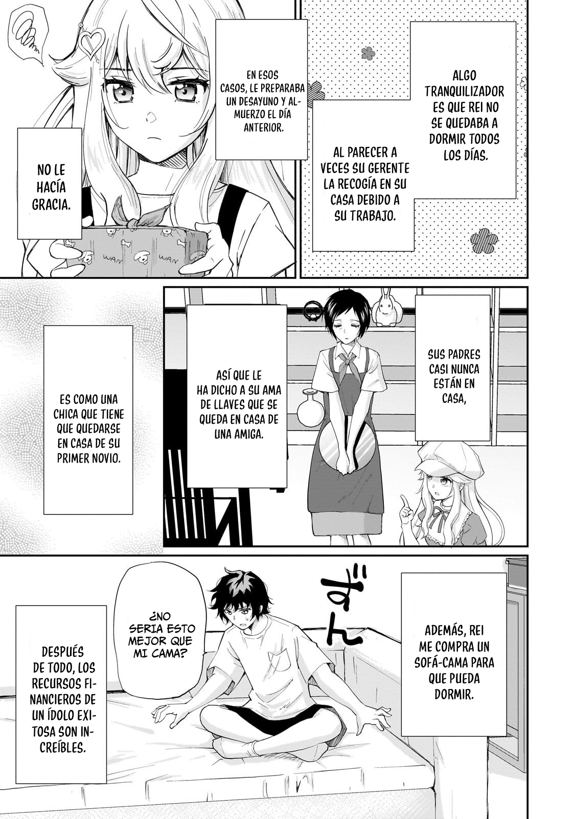 Isshou Hatarkitakunai Ore ga Classmate no Daininki Idol ni Natsukaretara Capitulo 6.2 página 6