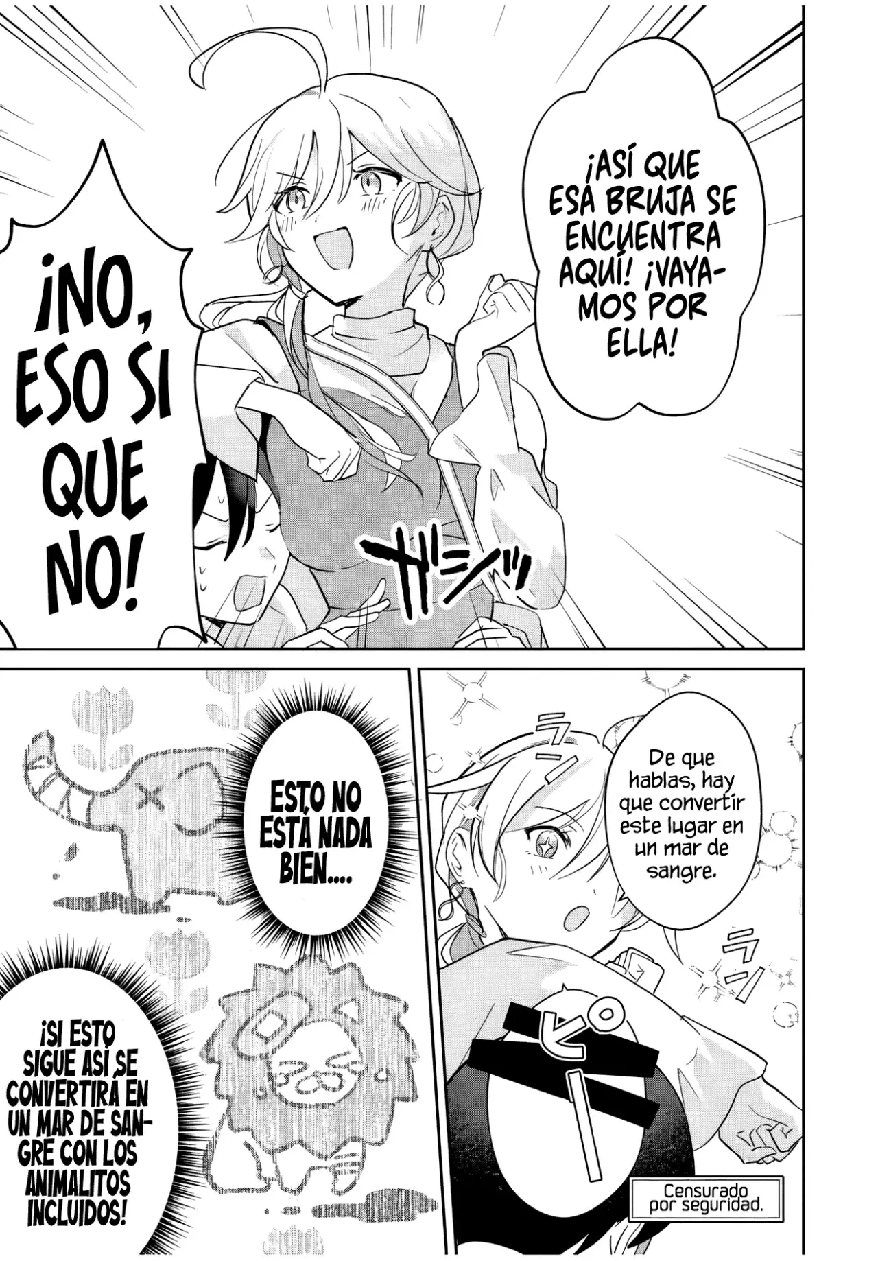 Una comedia romántica de reencarnación de un héroe y una bruja Capitulo 11: La bruja con problemas de comunicación y la nueva reencarnada. página 12