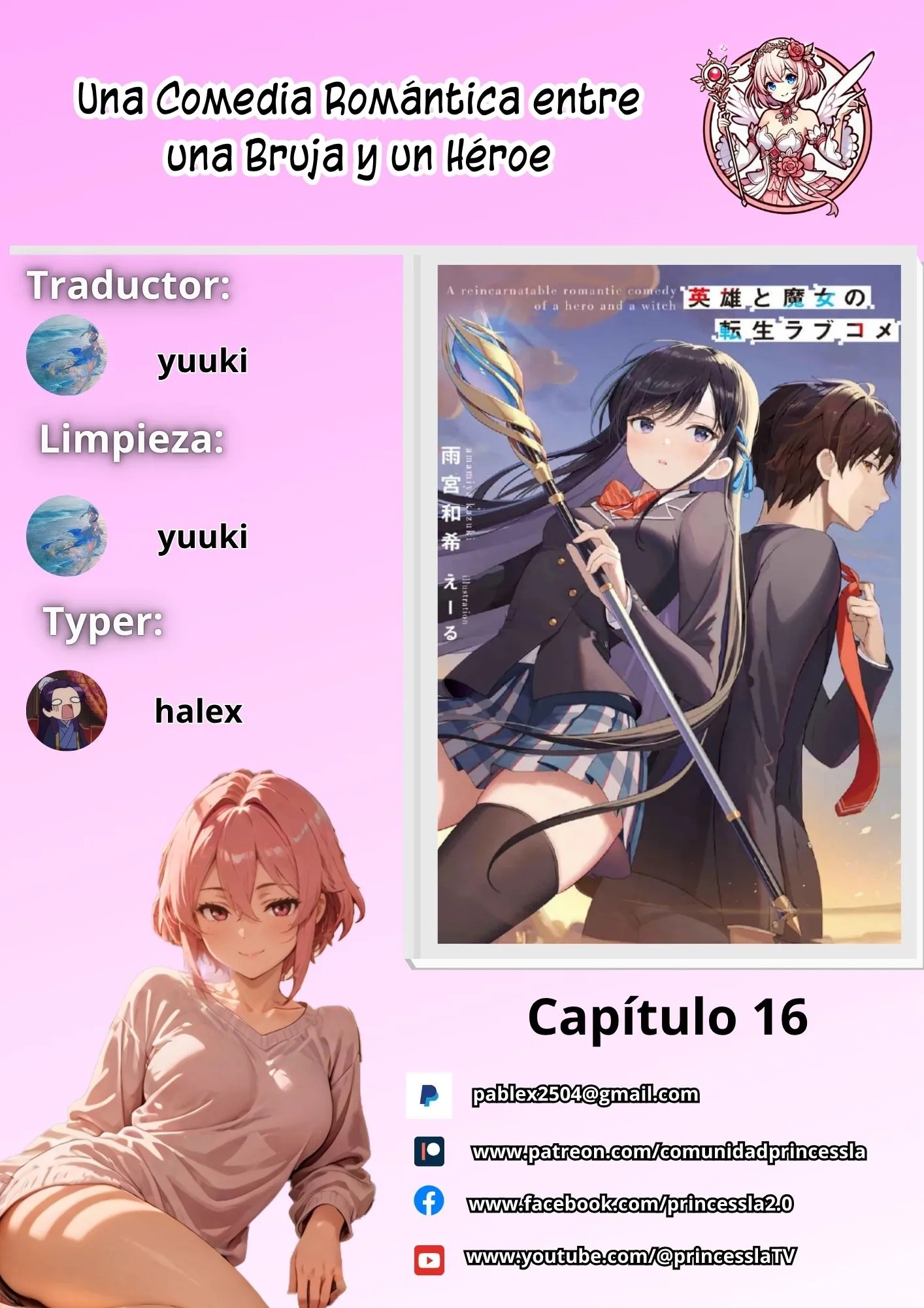 Una comedia romántica de reencarnación de un héroe y una bruja Capitulo 16 página 17