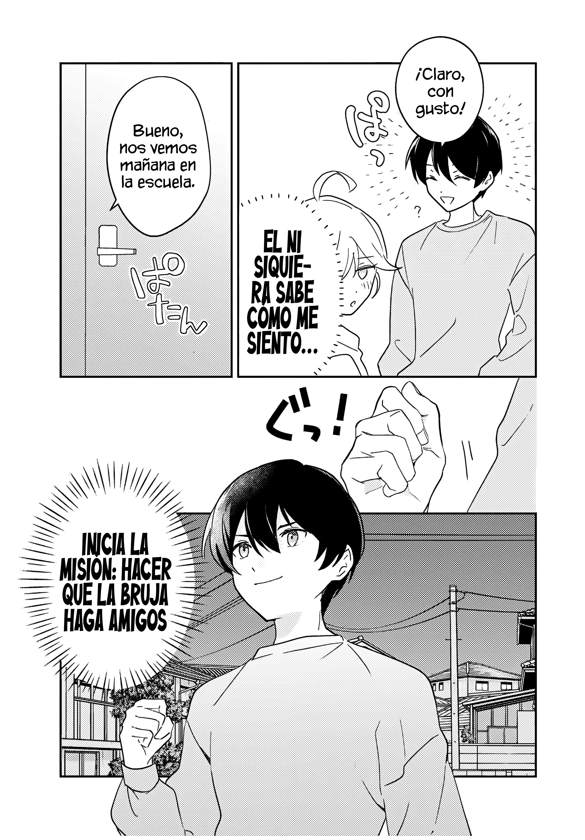 Una comedia romántica de reencarnación de un héroe y una bruja Capitulo 2: Abrazo con la bruja que tiene problemas de comunicacion página 32