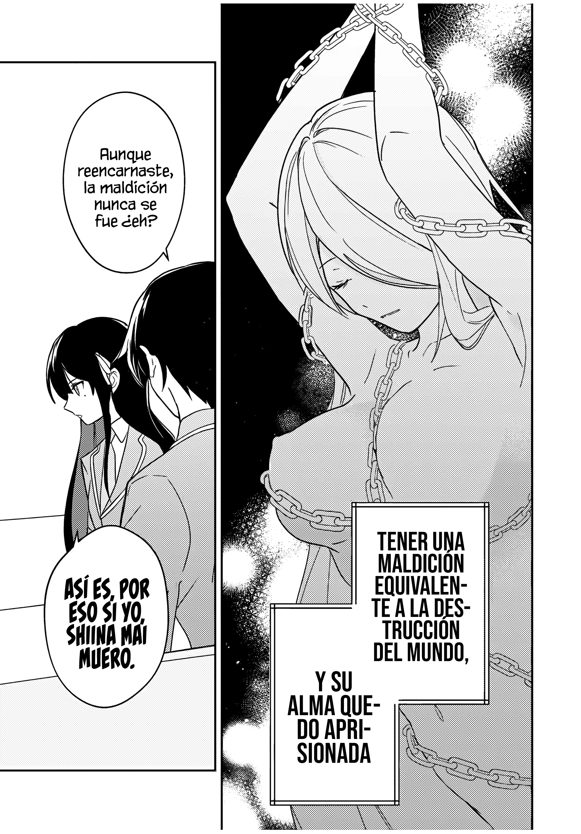 Una comedia romántica de reencarnación de un héroe y una bruja Capitulo 2: Abrazo con la bruja que tiene problemas de comunicacion página 9