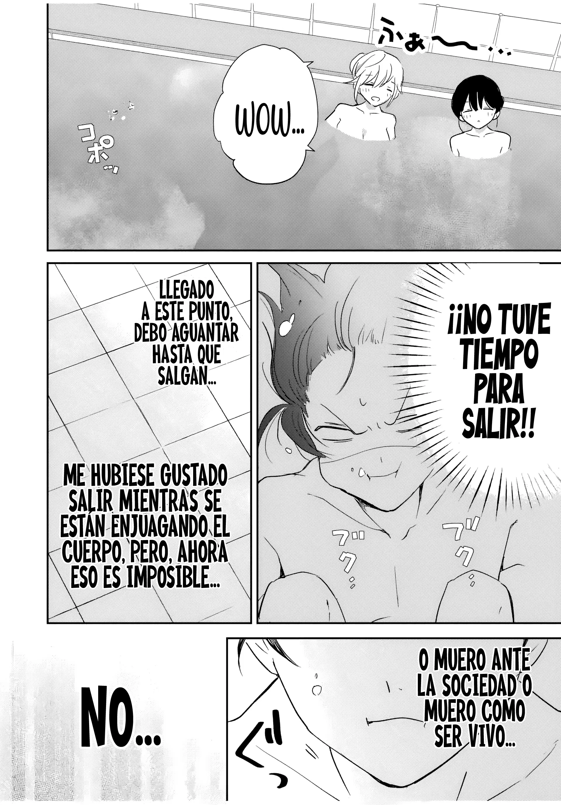 Una comedia romántica de reencarnación de un héroe y una bruja Capitulo 4: La Bruja Introvertida Y La Casa De Baños página 14