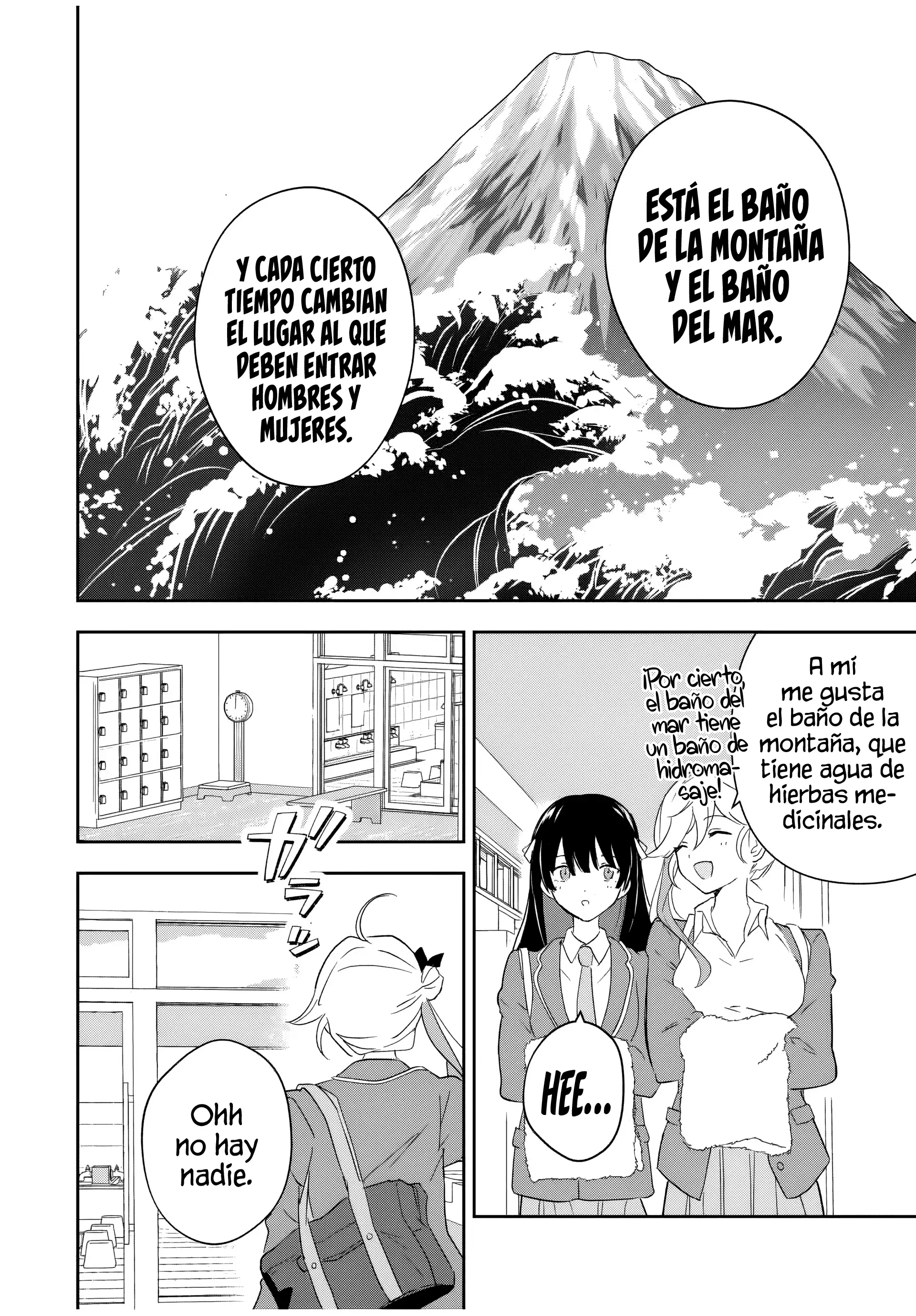 Una comedia romántica de reencarnación de un héroe y una bruja Capitulo 4: La Bruja Introvertida Y La Casa De Baños página 6