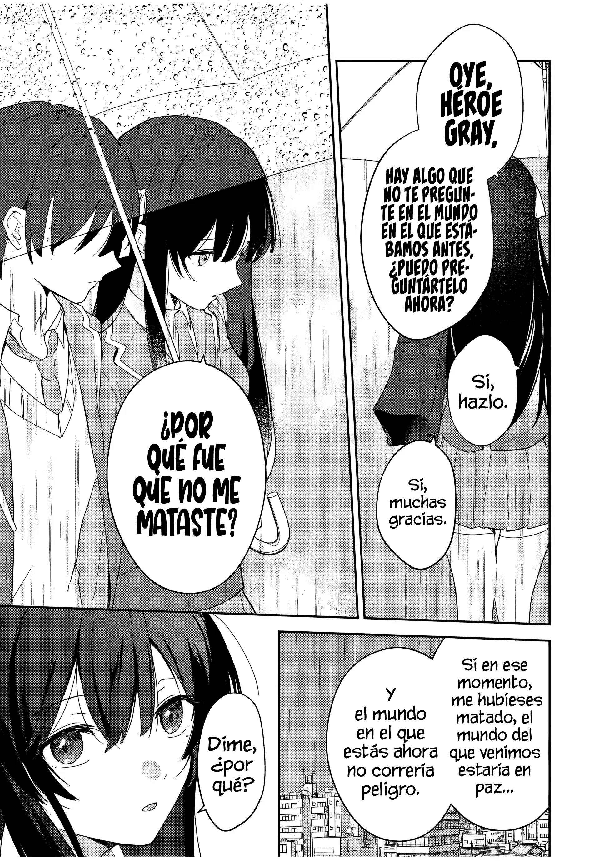 Una comedia romántica de reencarnación de un héroe y una bruja Capitulo 5: La bruja con problemas de comunicación y la charla acerca del amor. página 15