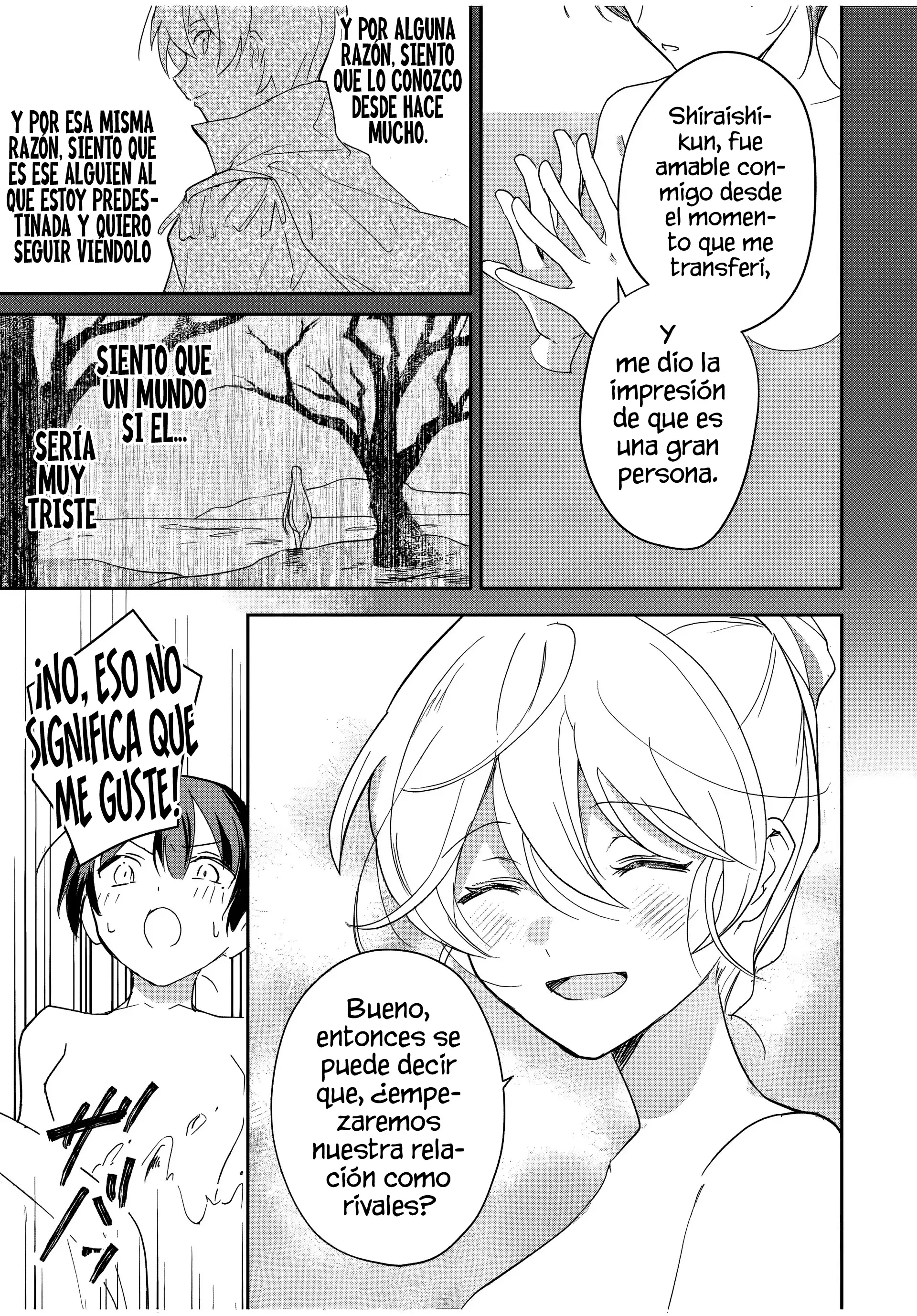 Una comedia romántica de reencarnación de un héroe y una bruja Capitulo 5: La bruja con problemas de comunicación y la charla acerca del amor. página 9