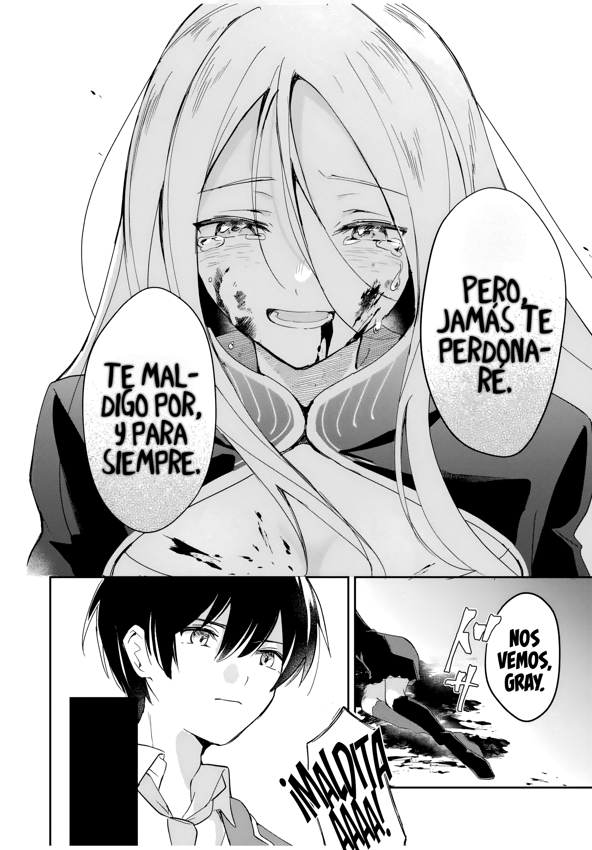 Una comedia romántica de reencarnación de un héroe y una bruja Capitulo 6: La bruja introvertida antes de la reencarnación y su recuerdo de muerte página 16