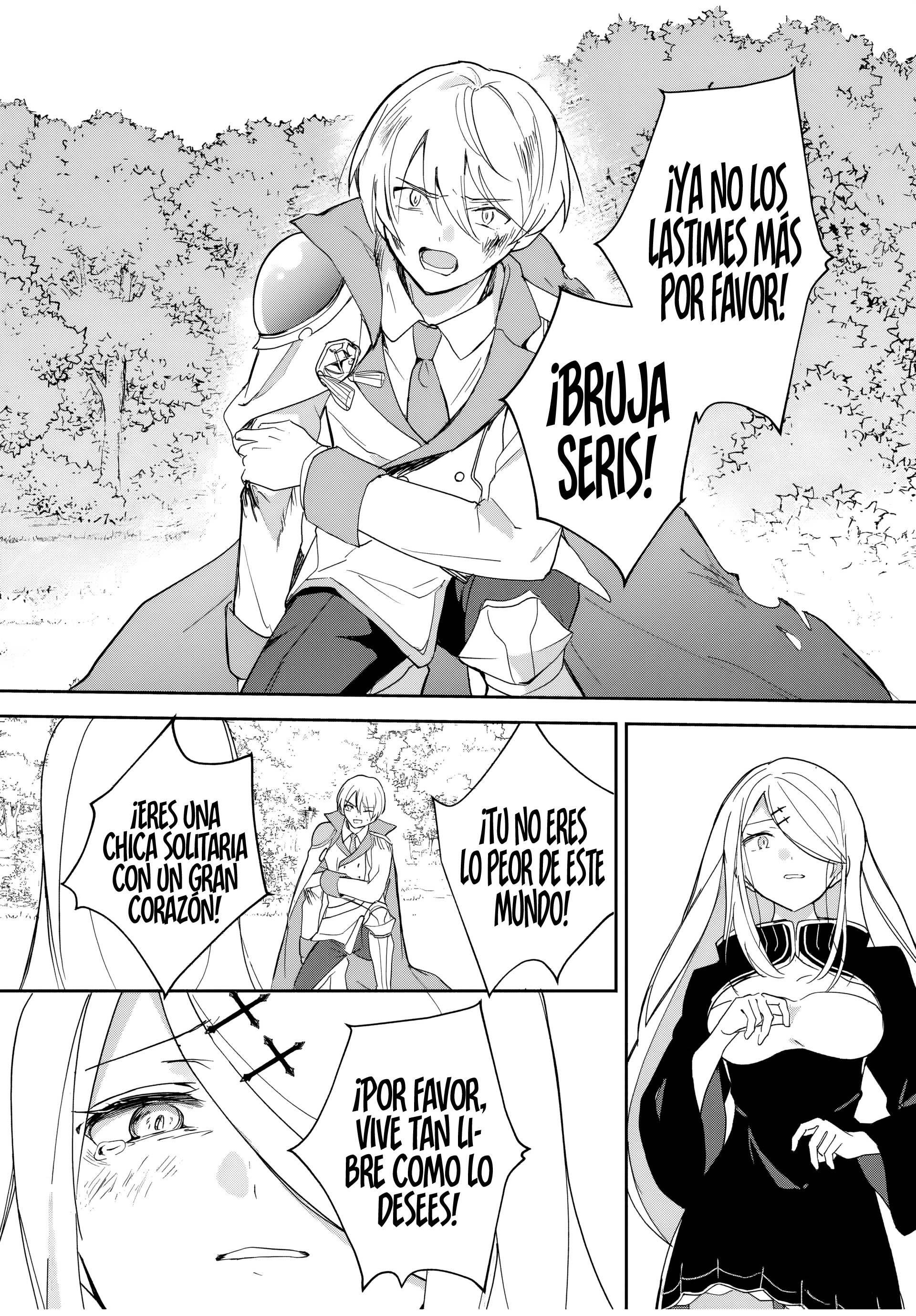 Una comedia romántica de reencarnación de un héroe y una bruja Capitulo 6: La bruja introvertida antes de la reencarnación y su recuerdo de muerte página 8
